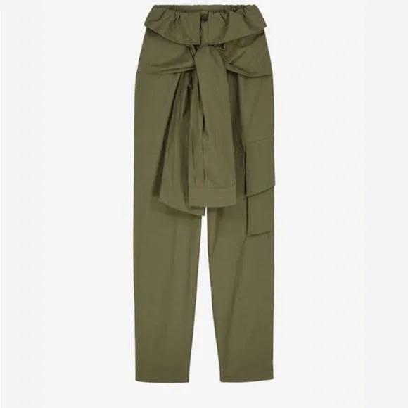 The Frankie Shop Conan Cargo Pants Army Green Size XS/S - Picture 7 of 12